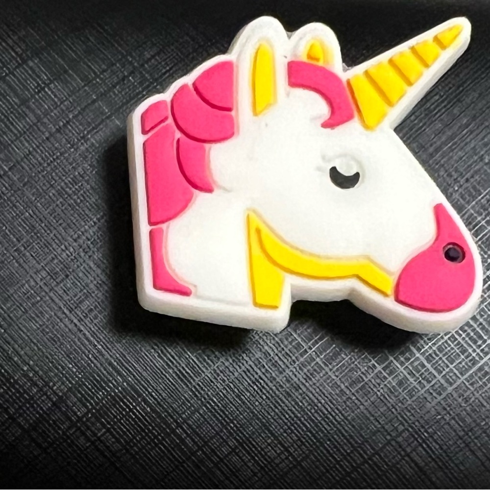 Unicorn Charm for Crocs- Pink, Yellow, White New (2 for $5)